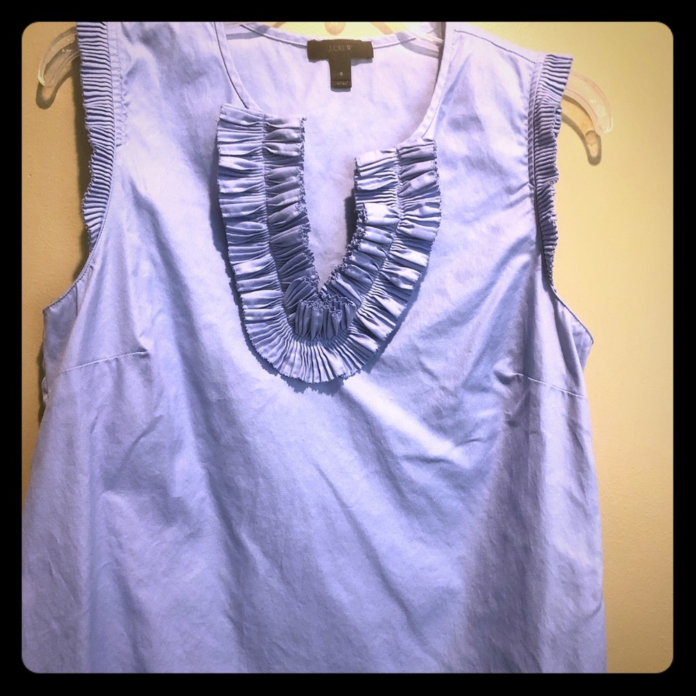 JCrew Ruffle Tank